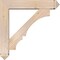 Ekena Millwork Balboa Arts and Crafts Smooth Bracket w/ Offset Brace, Douglas Fir, 7 1/2"W x 38"D x 38"H BKT0806X38X38BOA03SDF - alternate 4